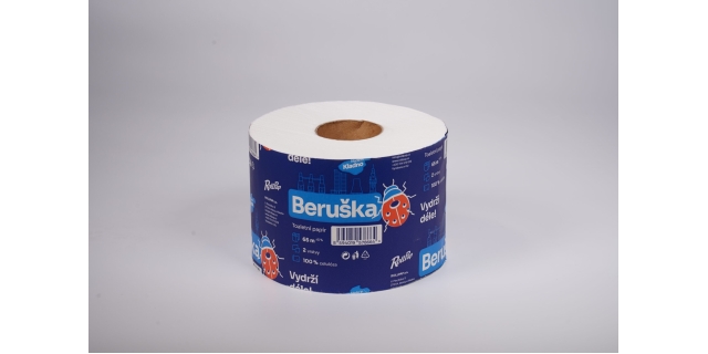 TP Beruška monorole 65 m., 2 vr., 100% Celulóza, 1 role                                                                                                                                                                                                   